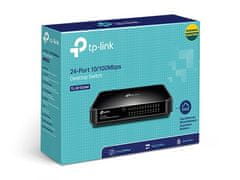 TP-Link switch 24-Port 10/100M RJ45 Ports, Desktop Plastic Case