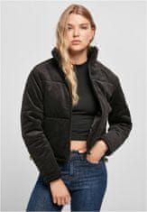 Urban Classics Dámská manšestrová bunda Puffer Jacket černá S