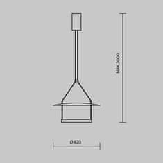 MAYTONI MAYTONI Závěsné svítidlo Ambience 3000K 23W MOD280PL-L23B3K