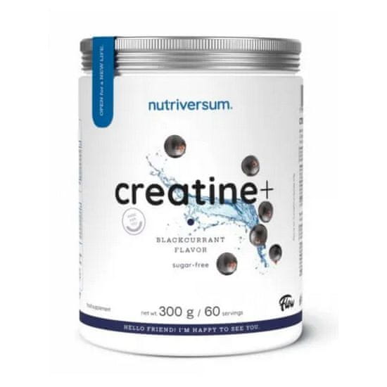 Nutriversum Creatine+, 300 g Příchuť: Černý rybíz