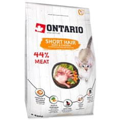 Ontario Krmivo Cat Shorthair 0,4kg
