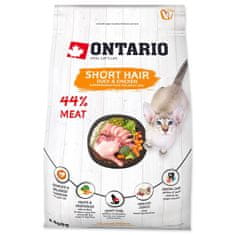 Ontario Krmivo Cat Shorthair 0,4kg