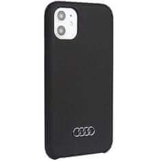 Audi Originální pouzdro hardcase Silicone Case AU-LSRIP11-Q3/D1-BK pro Iphone 11/ Xr black