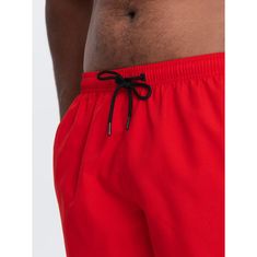 OMBRE Neonové pánské plavecké šortky červené MDN125872 L