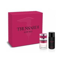 Trussardi Trussardi Ruby Red Eau De Perfume Spray 60ml Set 2 Pieces 