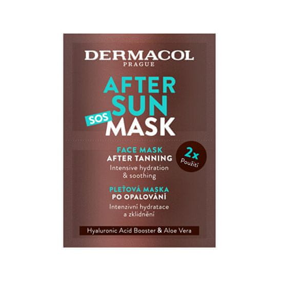 Dermacol Pleťová maska po opalování After Sun (Face Mask) 2 x 8 ml