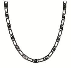 Liu.Jo Výrazný černý náhrdelník z oceli Fashion LJ2230