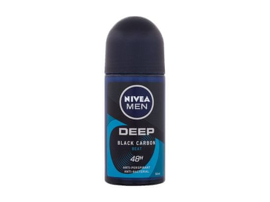 Nivea Nivea - Men Deep Black Carbon Beat 48H - For Men, 50 ml