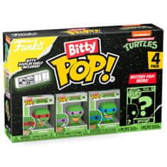 Funko Blister 4 figures Bitty POP Teenage Mutant Ninja Turtles Bit 