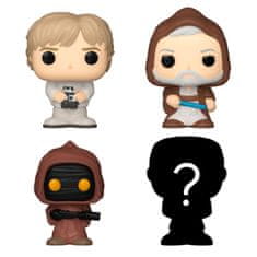 Funko Blister 4 figures Bitty POP Sar Wars Luke 