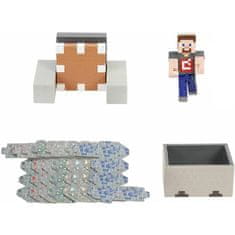 Mattel Minecraft Explosive Wagon Steve figure 