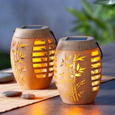 Weltbild Weltbild Solární stolní lampa Bamboo, 2 ks