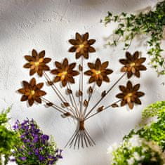 Weltbild Weltbild Nástěnná dekorace Třpytivé květy