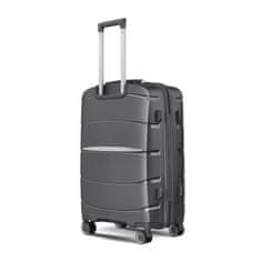 Mifex Cestovní kufr Mifex PP13 ,palubní,TSA, 36L,grafit