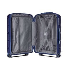 Mifex Cestovní kufr PP13 modrý,98L,velký,TSA