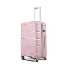Mifex  Cestovní kufr Mifex PP13 ,palubní,TSA, 36L,růžová