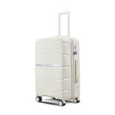 Mifex  Cestovní kufr PP13 béžová,98L,velký,TSA