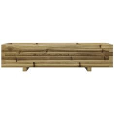 Vidaxl Zahradní truhlík 110 x 40 x 26,5 cm impregnované borové dřevo