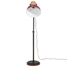 Vidaxl Stojací lampa 25 W červená patina 30 x 30 x 100–150 cm E27