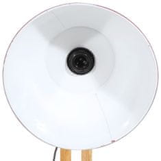 Vidaxl Stojací lampa 25 W červená patina 33 x 25 x 130–150 cm E27