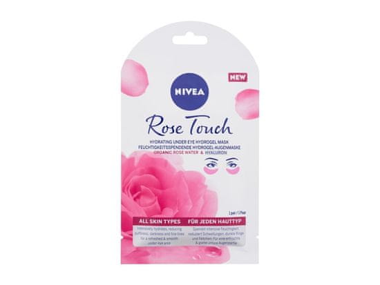 Nivea Nivea - Rose Touch Hydrating Under Eye Hydrogel Mask - For Women, 1 pc