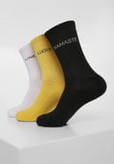 Urban Classics Znění Ponožky 3-Pack černá/bílá/žlutá Grösse: 35-38