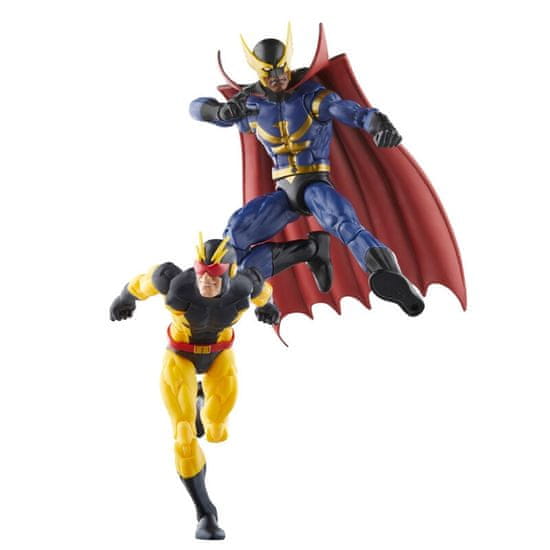 Hasbro Marvel Squadron Supreme Marvels Nighthawk & Marvels Blur figure 15cm