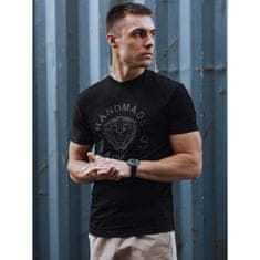 Dstreet Pánské tričko s potiskem LEMAR černé rx5583 XXL