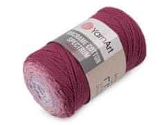 Pletací příze Macrame Cotton Spectrum 250 g - (1314) vínová fuchsie