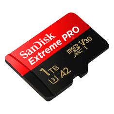 SanDisk Extreme PRO microSDXC 1TB + SD Adapter 200MB/s and 140MB/s A2 C10 V30 UHS-I U3