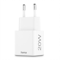 Hama rychlá USB nabíječka USB-C + USB-A, PD/QC, 20 W