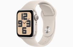 Apple Watch SE/40mm/Starlight/Sport Band/Starlight/-S/M