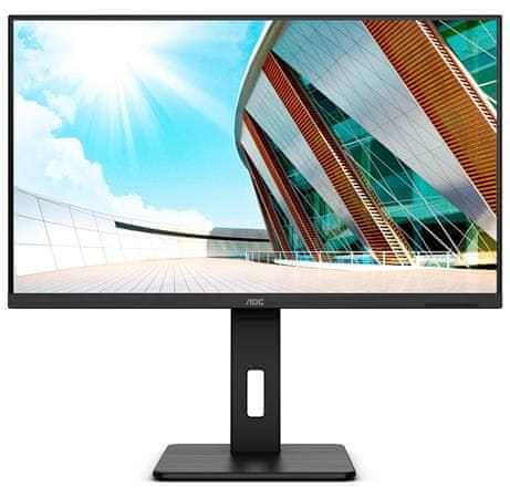 AOC LCD U32P2 31,5" 4K VA/3840×2160@60Hz/4ms/50M:1/350cd/3000:1/2xHDMI/DP/4xUSB/Repro/Pivot/VESA