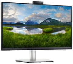 DELL C2423H/ 24" LED/ 16:9/ 1920x1080/ 1000:1/ 5ms/ Full HD/ 1x HDMI/ 2x DP/ 4x USB/ kamera/ repro/ pivot/ 3Y Basic