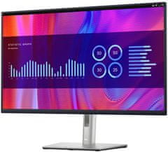 DELL P3223DE Professional/ 32" LED/ 16:9/ 2560x1440/ 1000:1/ 5ms/ IPS/ DP/ HDMI/ USB-C/ 4x USB/ RJ45/ 3Y Basic on-site