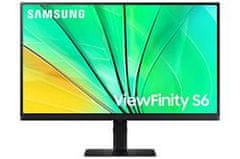 Samsung ViewFinity S6 (S60D) 27" LED IPS 2560x1440 Mega DCR 5ms 350cd DP HDMI USB-C pivot 100Hz