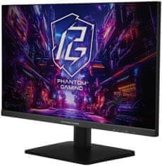 ASRock Phantom Gaming by monitor PG27QFT1B 27"/IPS/2560x1440/180Hz/400cd/m2/1ms/2xHDMI/DP/AMD FreeSync