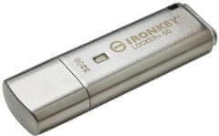 Kingston IronKey Locker+ 50/32GB/USB 3.1/USB-A/Stříbrná