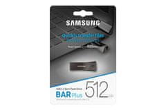 Samsung BAR Plus/512GB/USB 3.2/USB-A/Titan Gray