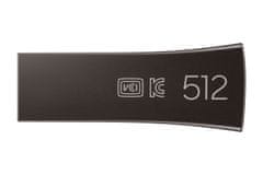 Samsung BAR Plus/512GB/USB 3.2/USB-A/Titan Gray