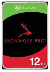 Seagate IronWolf Pro 12TB HDD / ST12000NT001 / Interní 3,5" / 7200 rpm / SATA III / 256 MB