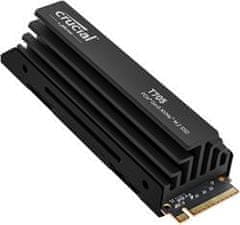 Crucial SSD 2TB T705 PCIe Gen5 NVMe M.2 SSD with heatsink