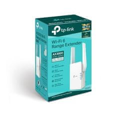 TP-Link WiFi extender RE705X WiFi 6 AP/Extender/Repeater, AX3000 574/2402Mbps, 1x GLAN, fixní anténa, OneMesh