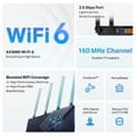 TP-Link WiFi router Archer AX55 Pro WiFi 6 AP, 3x GLAN, 1x GWAN, 1x 2,5GWan, 574Mbps 2,4/ 2402Mbps 5GHz