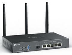 TP-Link ER706W - AX3000 Router VPN WiFi 6, 1x GWAN + 4x GWAN/LAN + 1x GWAN/LAN SFP, USB, Omada SDN