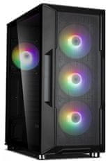 Zalman skříň I3 Neo / middle tower / ATX / 4x120 RGB / 2xUSB 3.0 / 1xUSB 2.0 / prosklená bočnice / černá