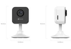 EZVIZ IP kamera H1c 1080P/ vnitřní/ Wi-Fi/ 2Mpix/ objektiv 2,8mm/ H.264/ IR přísvit až 10m/ černo-bílá