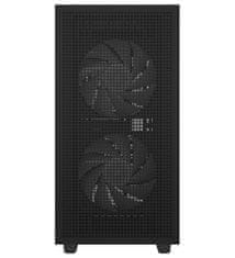 DEEPCOOL skříň CH360 Digital / mATX / 140mm +120 mm fan / USB 3.0 / USB-C / mesh panel / prosklená bočnice / černá