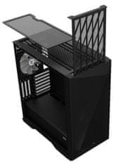 Zalman skříň Z9 Iceberg black / Middle tower / ATX / 4x140mm fan ARGB / temperované sklo / černá