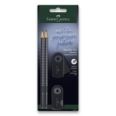 Faber-Castell Grafitová tužka Sparkle Black set 4 ks